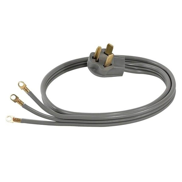 2 Cables 3 & 4 Prong 30 & 50 AMP Range & Dryer Power Cord Certified Appliance - Picture 2 of 6
